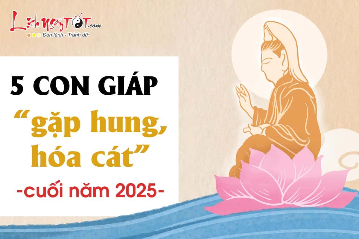 5 con giáp gặp hung hóa cát cuối năm 2025 5 con giap gap hung hoa cat cuoi nam 2025