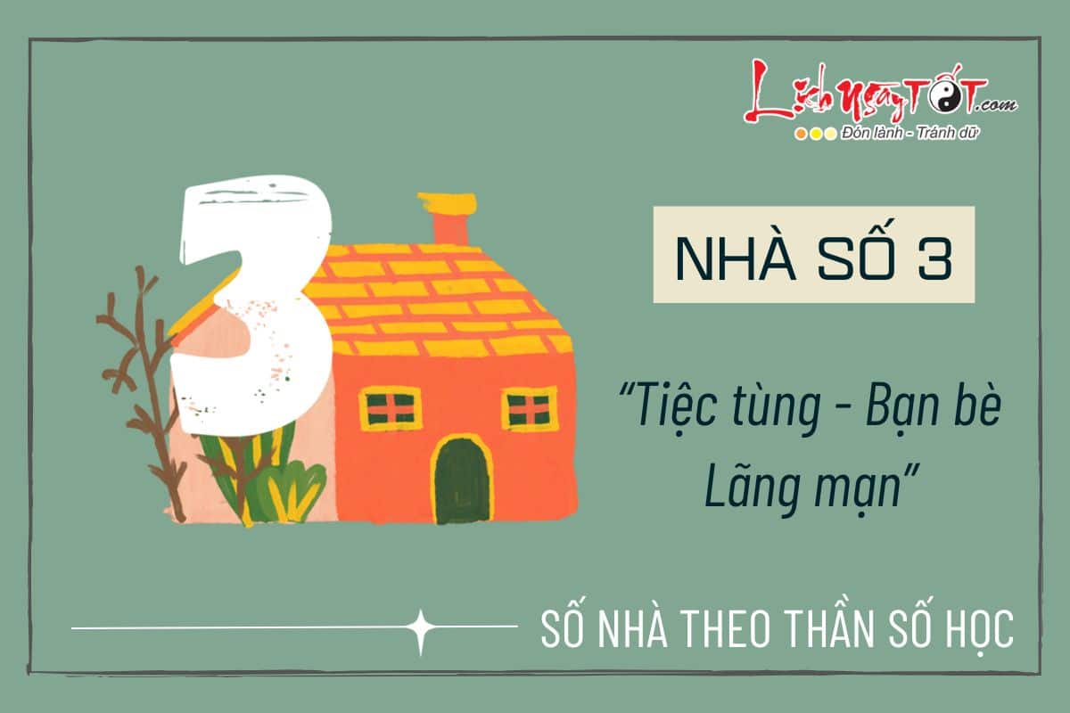 Y nghia nha so 3 theo Than so hoc