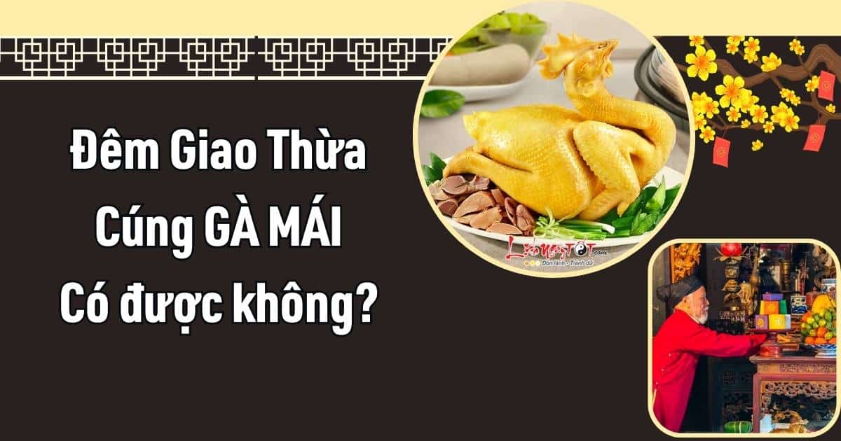 Đêm Giao thừa cúng gà mái có được không Dem Giao thua cung ga mai co duoc khong
